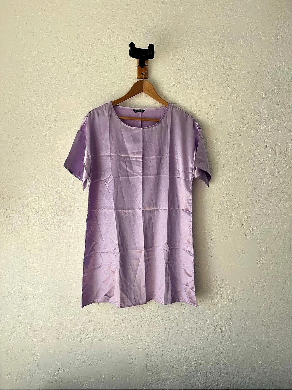 SHEIN Purple Mini Dress